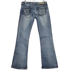 Firefly Denim Mid-Rise Bootcut Jeans Size 7